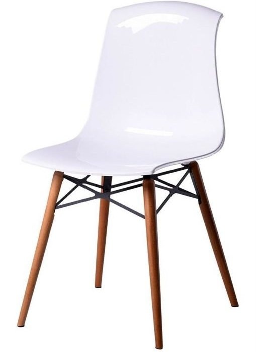 صندلی آلگرا با پایه چوبی گرد مدل N420WR نظری